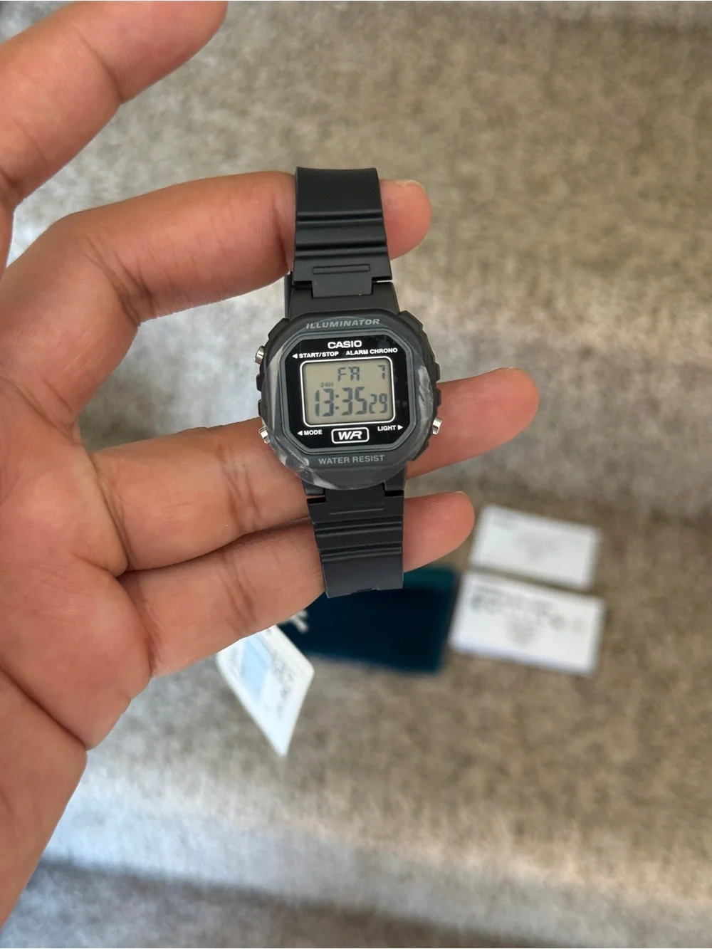 Casio Black womens Digital Illuminator Watch